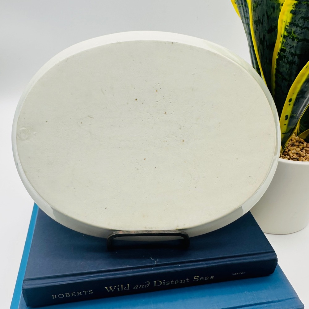 Vintage Chinese Export Blue and White Porcelain Oval Platter 10.5" - Picture 5 of 5